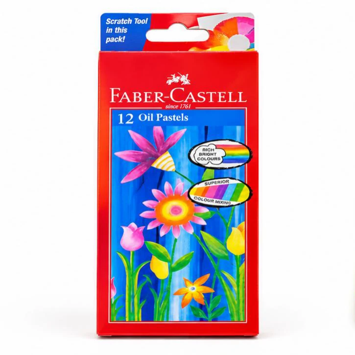 Faber-Castell Oil Pastels - 12 Colours