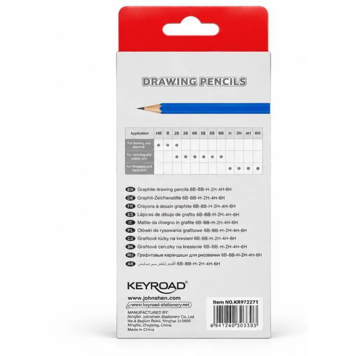 KEYROAD Drawing Pencils - 12