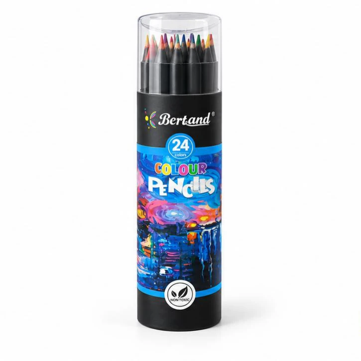 Bertrand Colour Pencils - 24, Tube