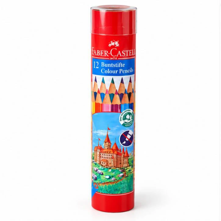 Faber-Castell Colour Pencils - 12, Tube