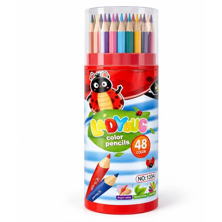 Ladyuc Colour Pencils - 48, Tube
