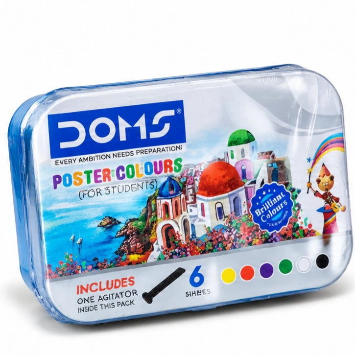 DOMS Poster Colours - 6 Shades