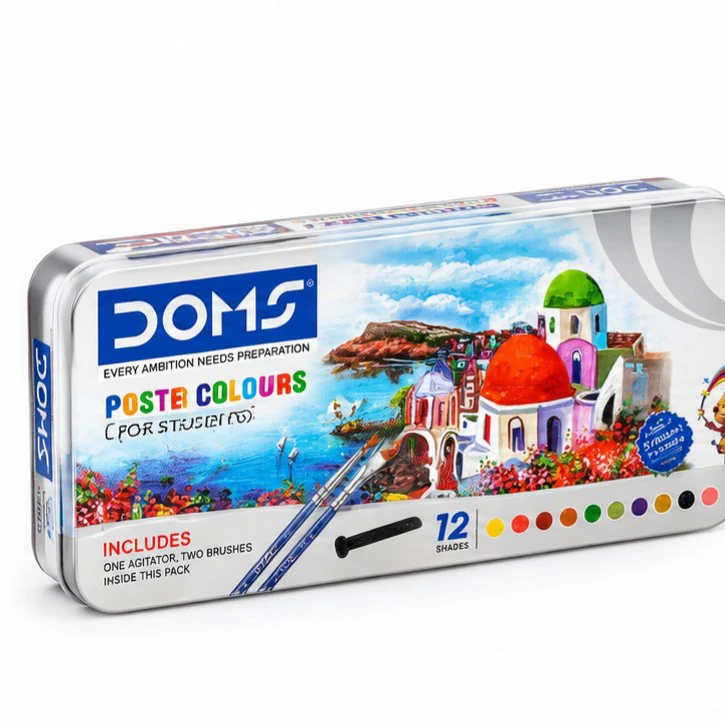 DOMS Poster Colours - 12 Shades
