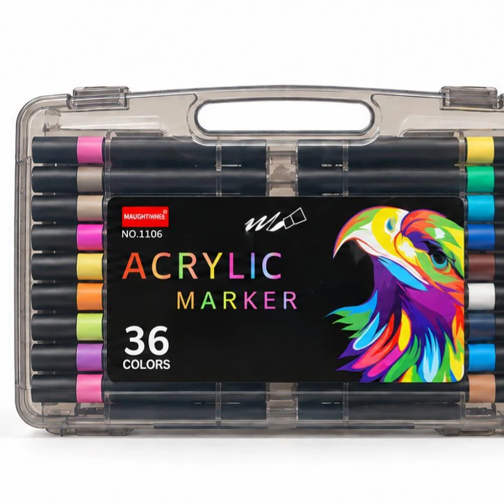 Acrylic Markers - 36 Colours
