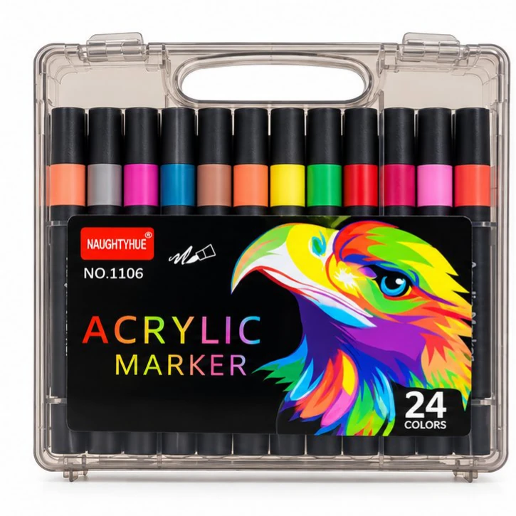 Acrylic Markers - 24 Colours