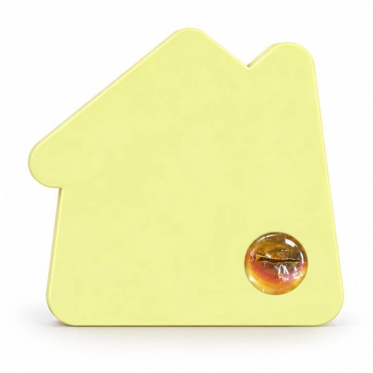 Shaped Yellow Memo Pad