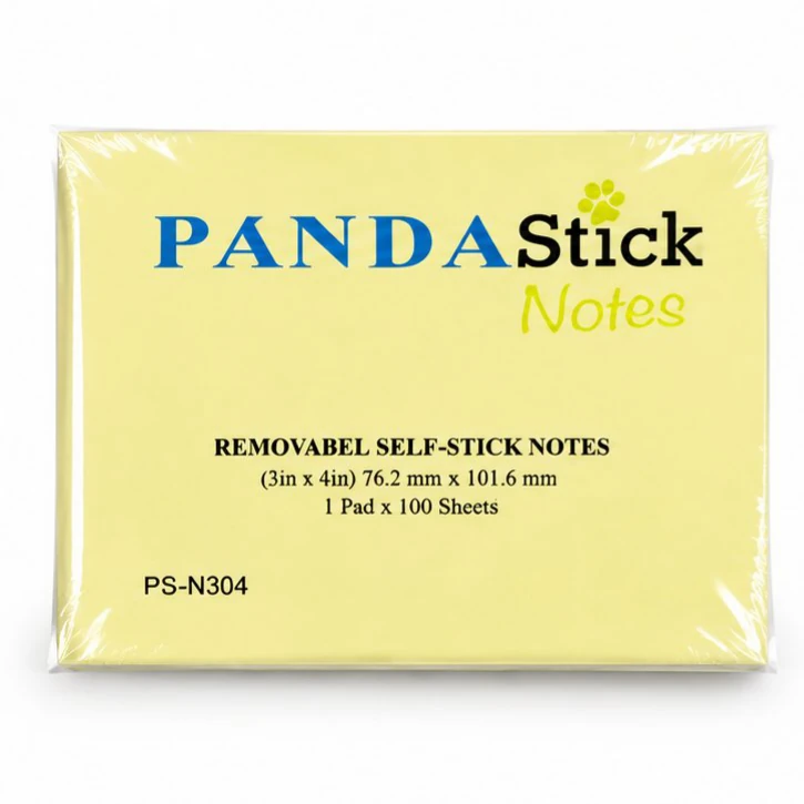 Panda 3x4 inch 100-sheet Sticky Notes