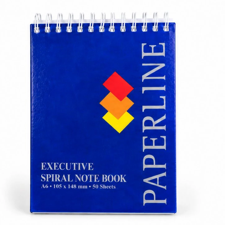 Paperline A6 50-sheet Executive Spiral Notebook
