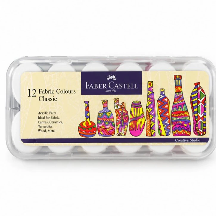 Faber-Castell Fabric Colours Classic 12 Colours