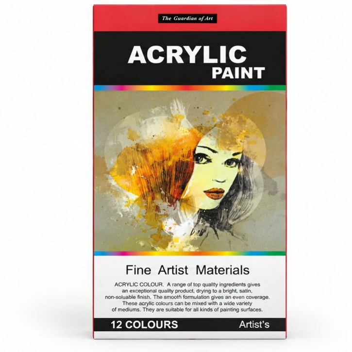 Acrylic Paint 12 Colours