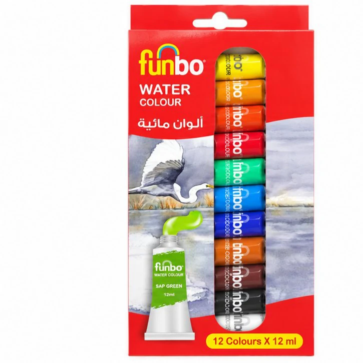 Funbo Water Colour 12 x 12 ml